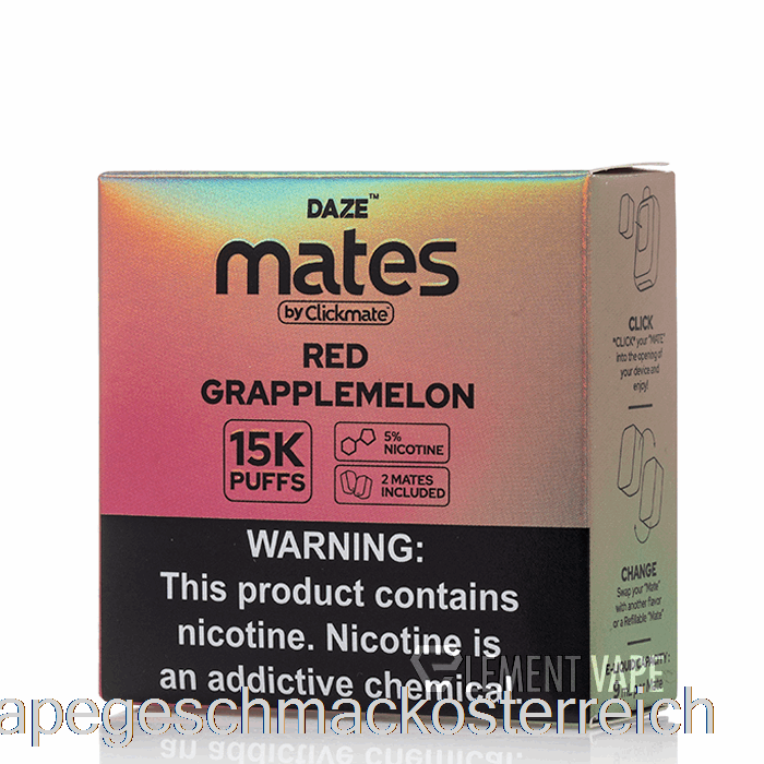 7 Daze Mate Pods Mit Rotem Grapplemelon-Vape-Geschmack